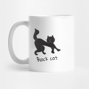 Black CAT Mug